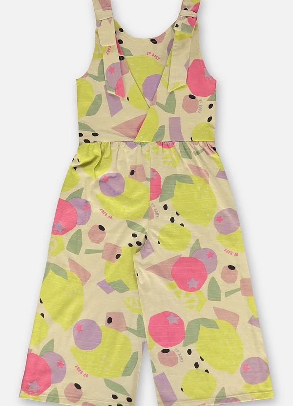 Up Baby - Macacão Infantil Algodão Bege 3