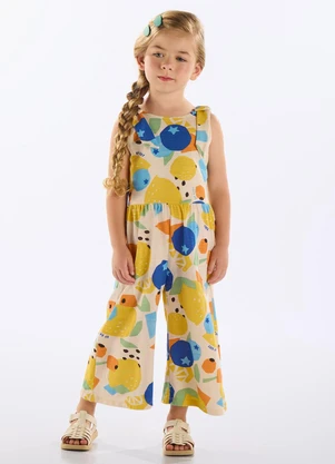 Up Baby - Macacão Infantil Finino Algodão Bege - UP BABY