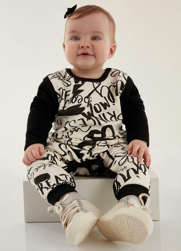 Up Baby - Macacão Inverno Bebê Off White
