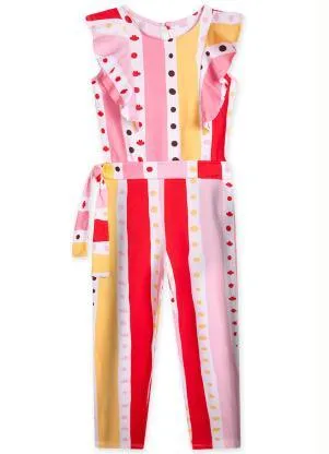 Lilica Ripilica - Macacão Manga Curta Infantil MeninaRosa - LILICA RIPILICA