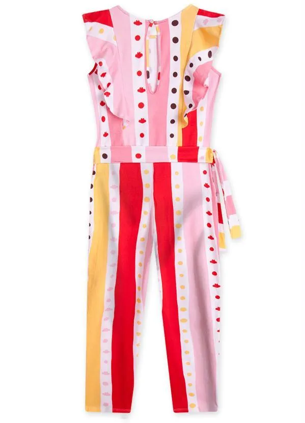 Lilica Ripilica - Macacão Manga Curta Infantil MeninaRosa 2