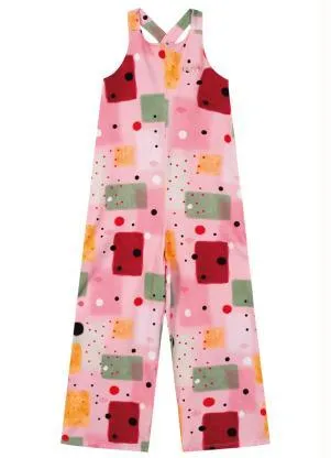 Lilica Ripilica - Macacão Manga Curta Malha Menina Rosa - LILICA RIPILICA