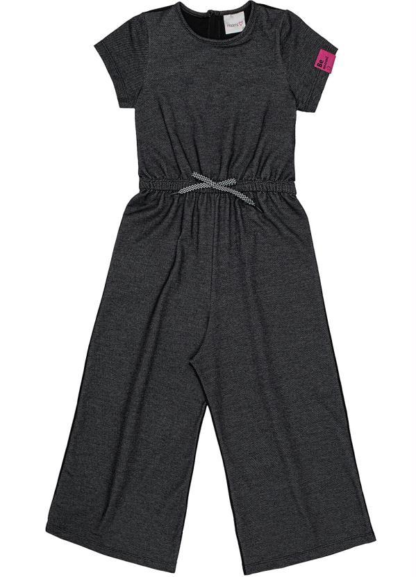 Momi - Macacão Pantalona Preto