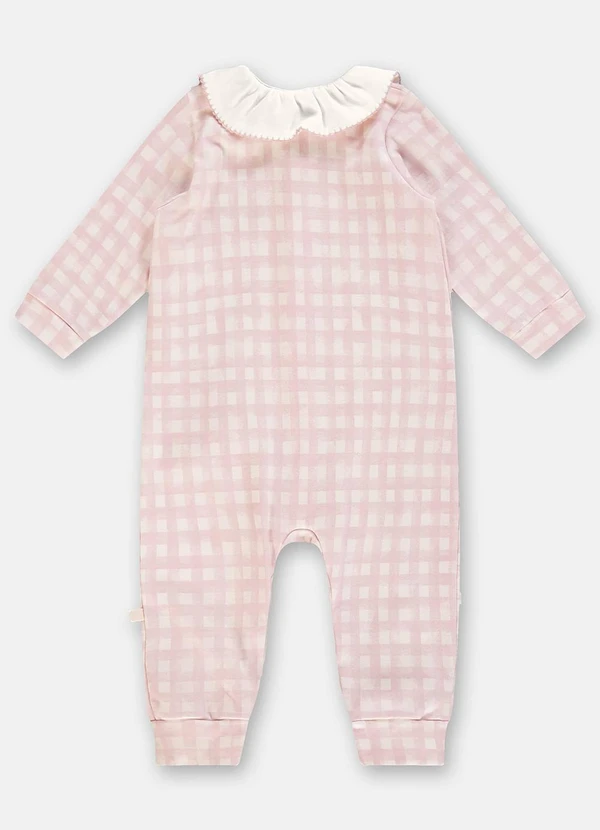 Up Baby - Macacão para Bebê Menina Comfy Bege 3