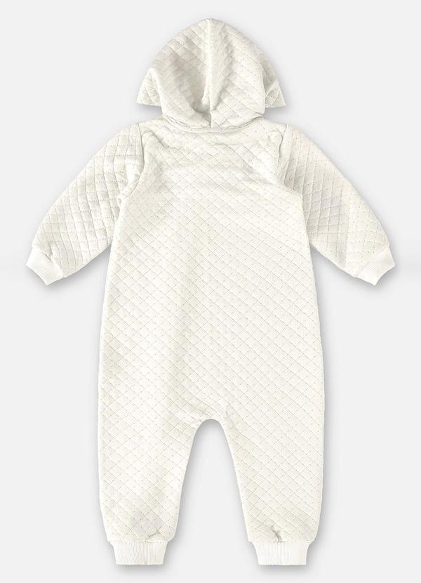 Up Baby - Macacão para Bebê Menina Off White 3