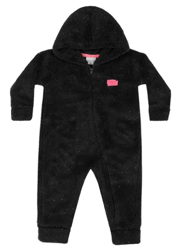 Quimby - Macacão para Bebê Menina Preto