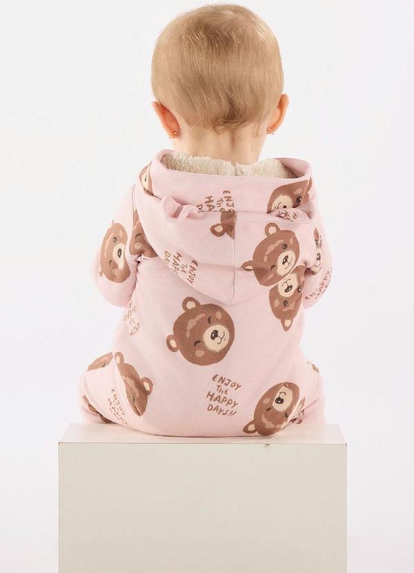 Up Baby - Macacão para Bebê Menina Rosa 2