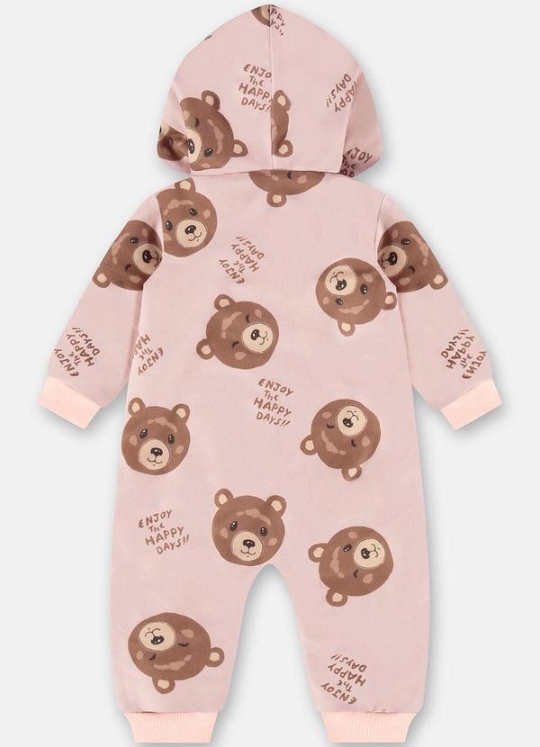 Up Baby - Macacão para Bebê Menina Rosa 4