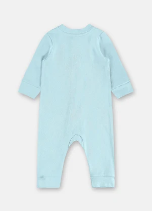 Up Baby - Macacão para Bebê Unissex Manga Longa Azul - UP BABY