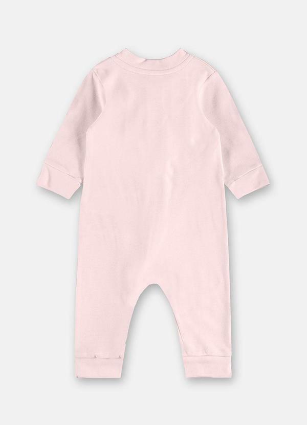 Up Baby - Macacão para Bebê Unissex Manga Longa Rosa 2