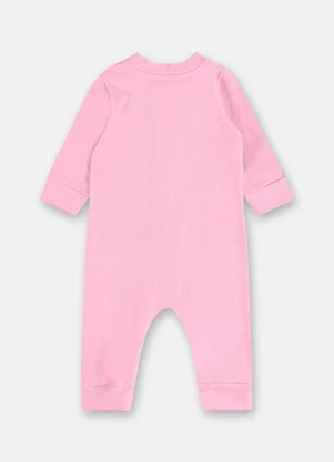 Up Baby - Macacão para Bebê Unissex Manga Longa Rosa - UP BABY