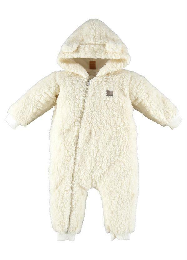 Up Baby - Macacão Soft Unissex Bebê Bege