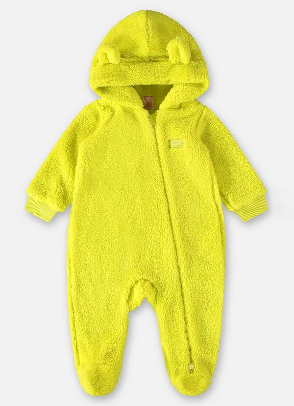 Up Baby - Macacão Unissex para Bebê Amarelo 3