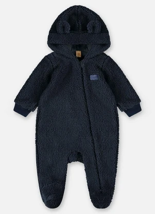 Up Baby - Macacão Unissex para Bebê Azul - UP BABY