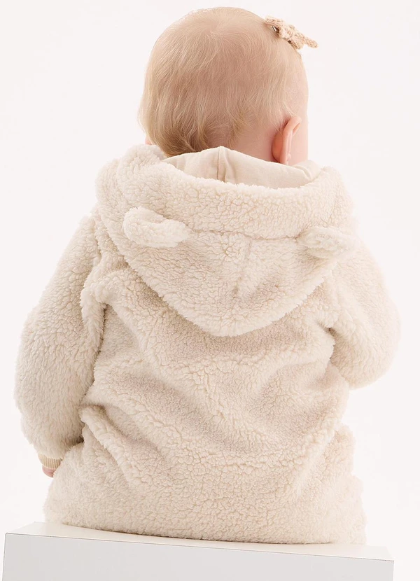 Up Baby - Macacão Unissex para Bebê Bege 2