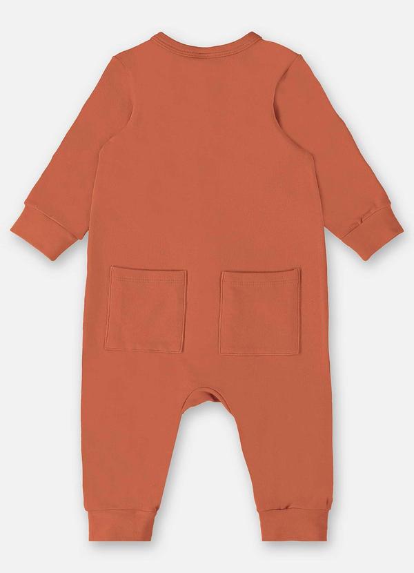 Up Baby - Macacão Unissex para Bebê Marrom 2