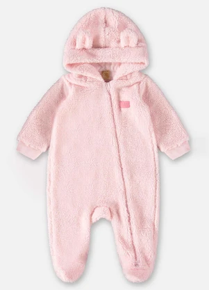 Up Baby - Macacão Unissex para Bebê Rosa - UP BABY