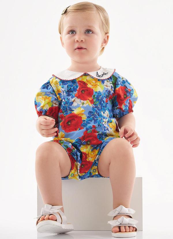Up Baby - Banho de Sol Bebê Menina Azul