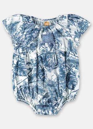 Up Baby - Banho de Sol para Bebê Menina Branco - UP BABY