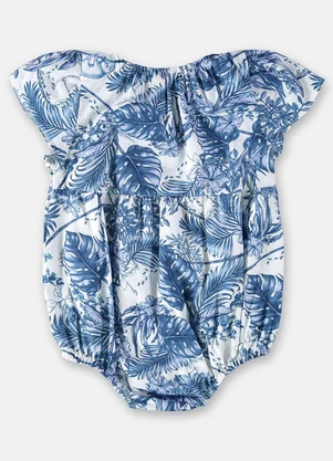 Up Baby - Banho de Sol para Bebê Menina Branco - UP BABY