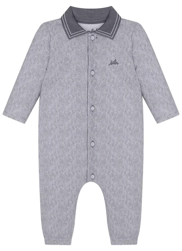 Milon - Macacão Bebê Menino Branco