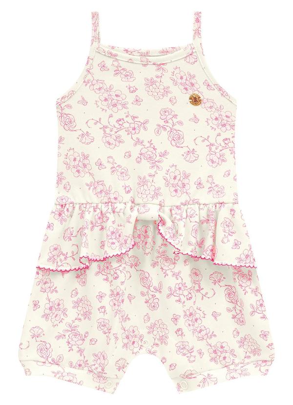 Kiko Baby - Macacão Curto Bege