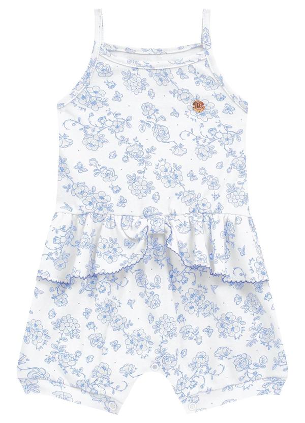 Kiko Baby - Macacão Curto Branco