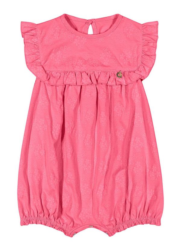 Alenice - Macacão Delicado Menina Rosa