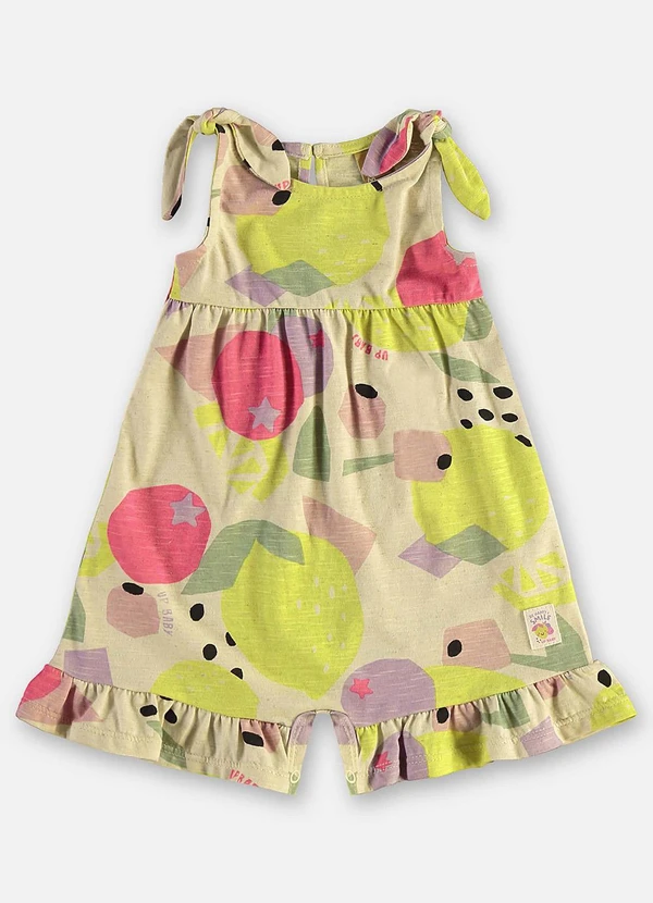 Up Baby - Macacão e Faixa Bebê Bege 3