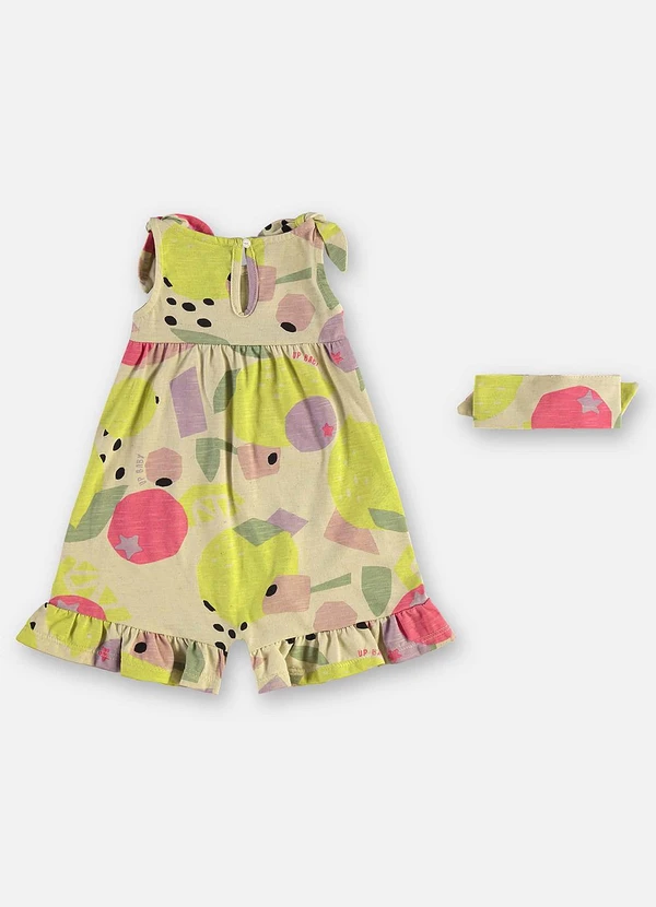 Up Baby - Macacão e Faixa Bebê Bege 5