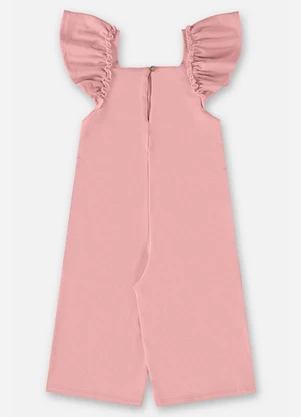 Up Baby - Macacão em Molecotton Rosa - UP BABY