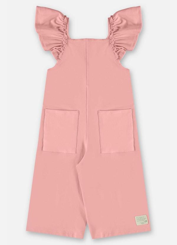 Up Baby - Macacão em Molecotton Rosa