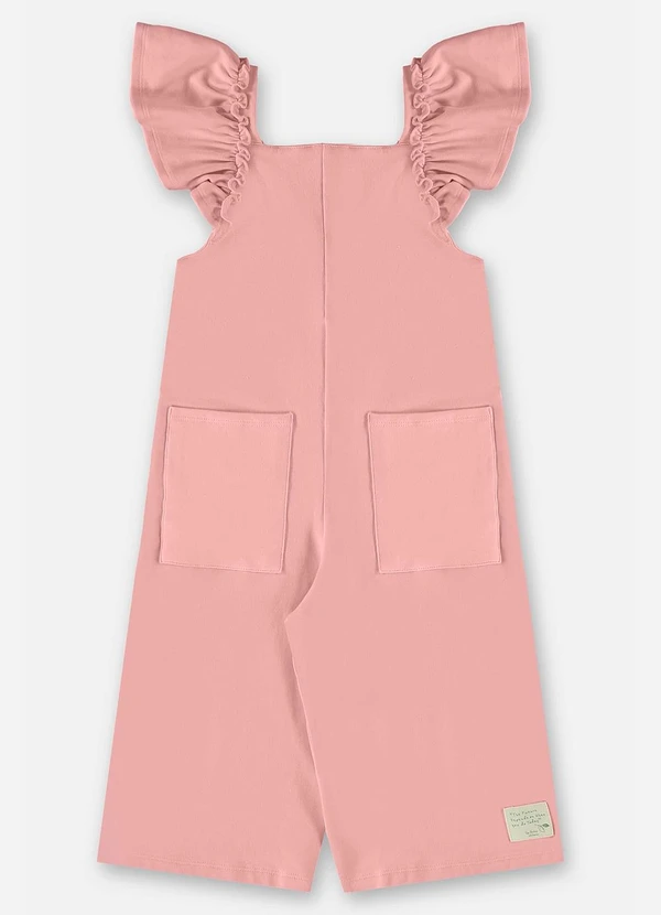 Up Baby - Macacão em Molecotton Rosa