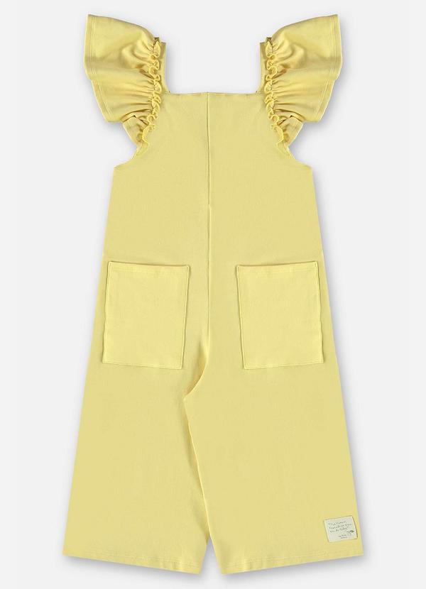 Up Baby - Macacão Infantil em Molecotton Amarelo