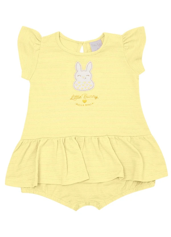 Pulla Bulla - Macacão Malha Amarelo