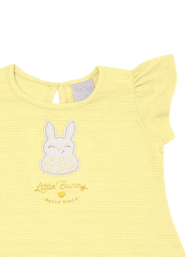 Pulla Bulla - Macacão Malha Amarelo 3