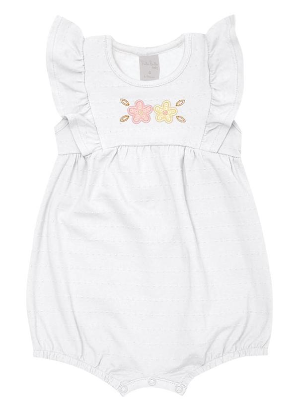 Pulla Bulla - Macacão Malha Branco