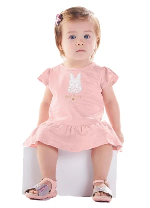 Pulla Bulla - Macacão Malha Rosa - PULLA BULLA