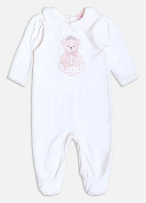 Momi - Macacão Manga Longa com Laços Rosa - MOMI
