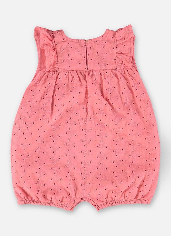 Up Baby - Macaquinho Banho de Sol Bebê em Laise Rosa 3