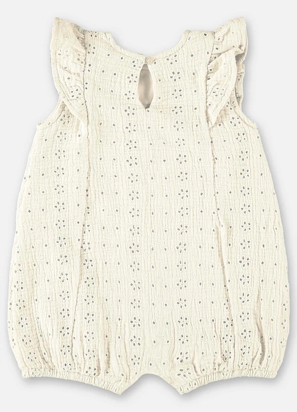 Up Baby - Macaquinho Banho de Sol Bebê Menina Bege 2