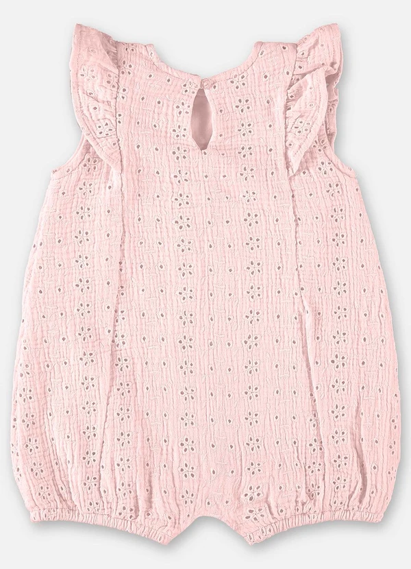 Up Baby - Macaquinho Banho de Sol Bebê Menina Rosa 3