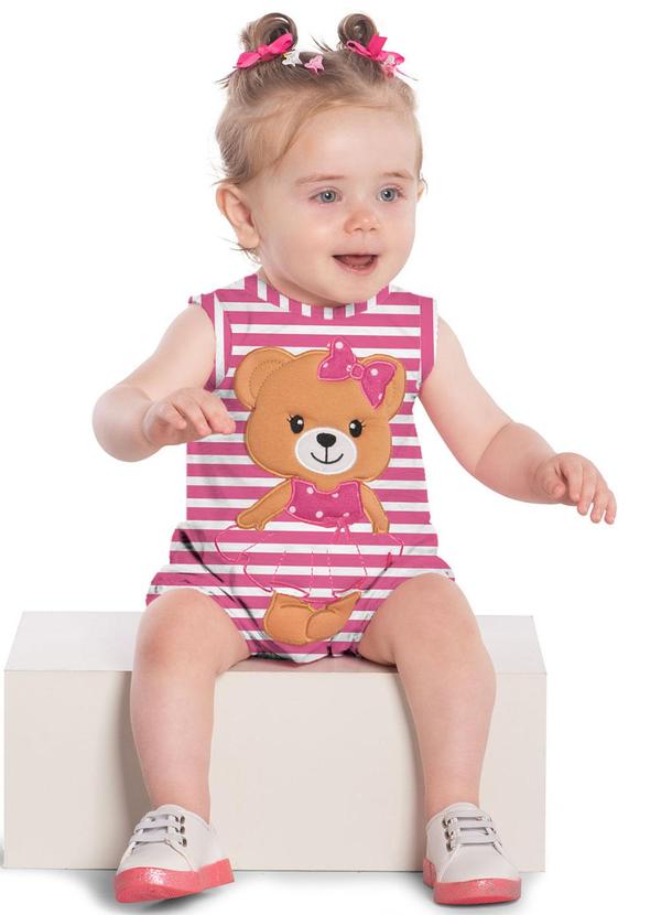 Kyly - Macaquinho Bebê Menina Ursinha Rodsa