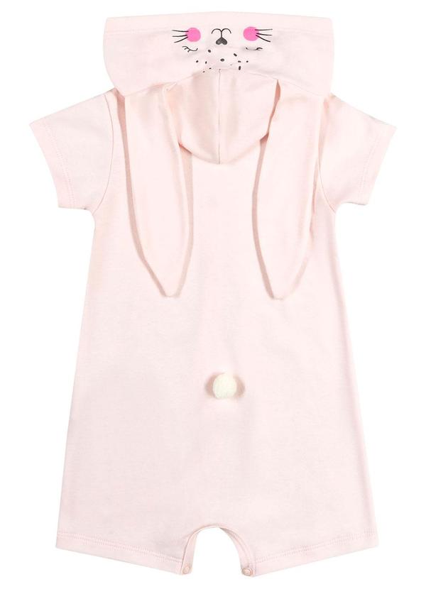 Quimby - Macaquinho Coelho para Bebê Menina Rosa 4