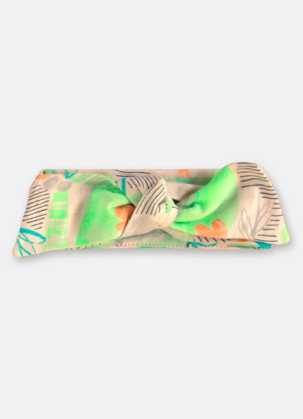 Up Baby - Macaquinho com Faixa Cabelo para Bebê Bege 4