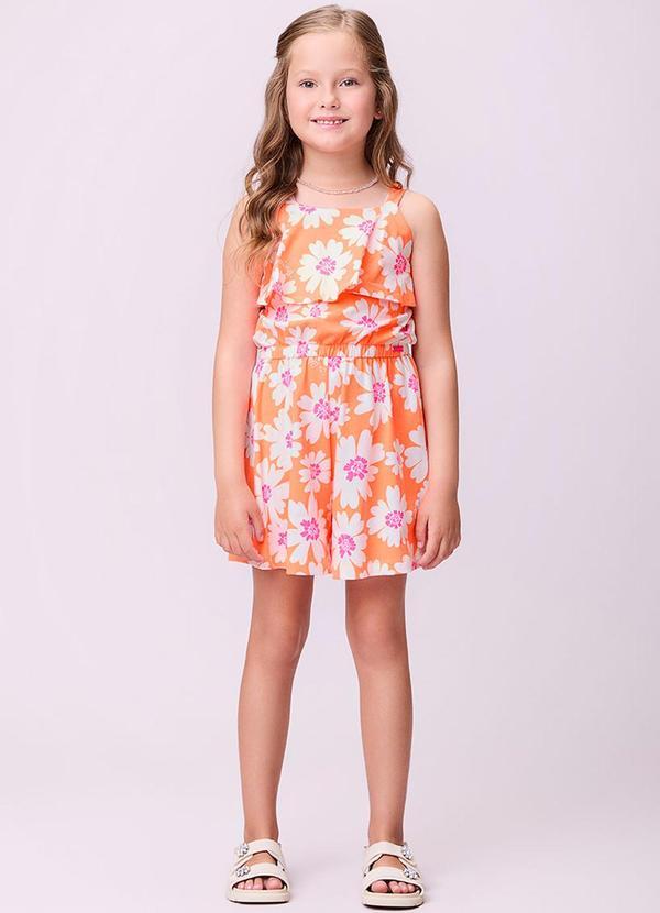 Momi - Macaquinho com Flores Laranja 3