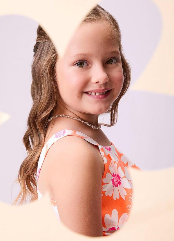 Momi - Macaquinho com Flores Laranja 5