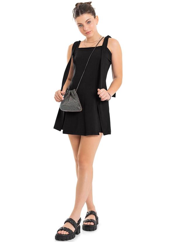 Gloss - Macaquinho de Alças Infantil Preto