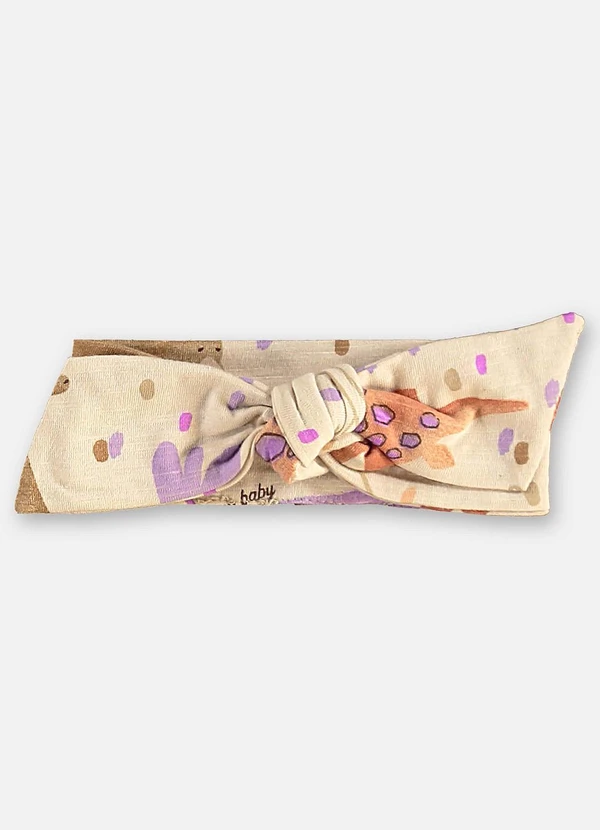 Up Baby - Macaquinho e Faixa Bebê Bege 4