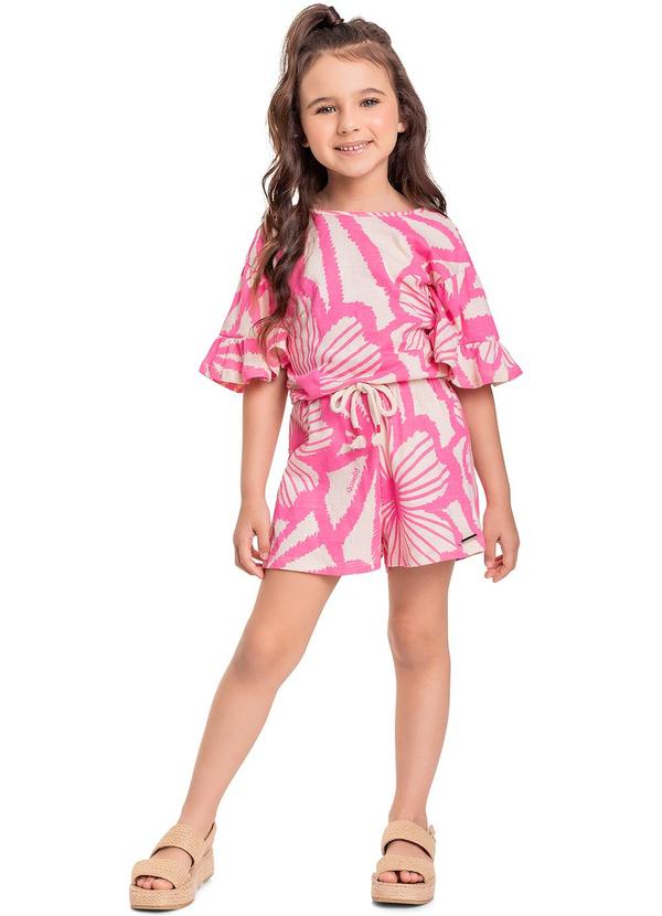 Quimby - Macaquinho em Malha Flamê Rosa 1